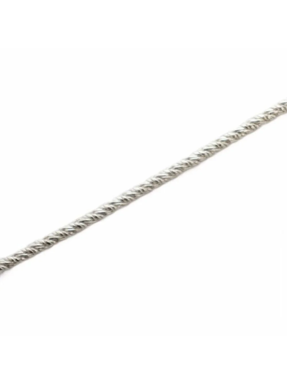 Bottega Veneta Intrecciato Necklace Solid Sterling Silver
